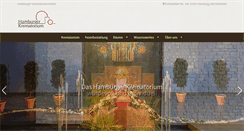 Desktop Screenshot of krematorium-hamburg.de