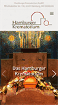 Mobile Screenshot of krematorium-hamburg.de